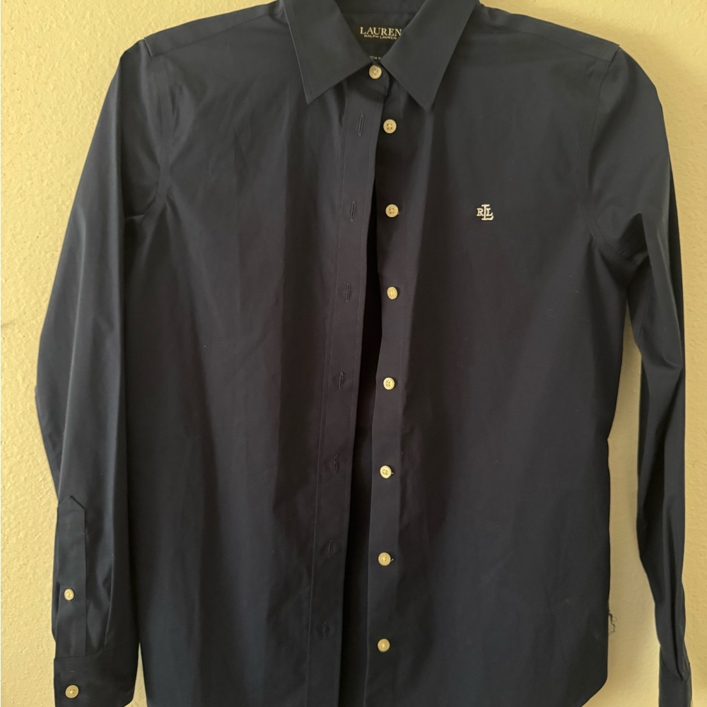 Navy Womens Ralph Lauren Shirt
